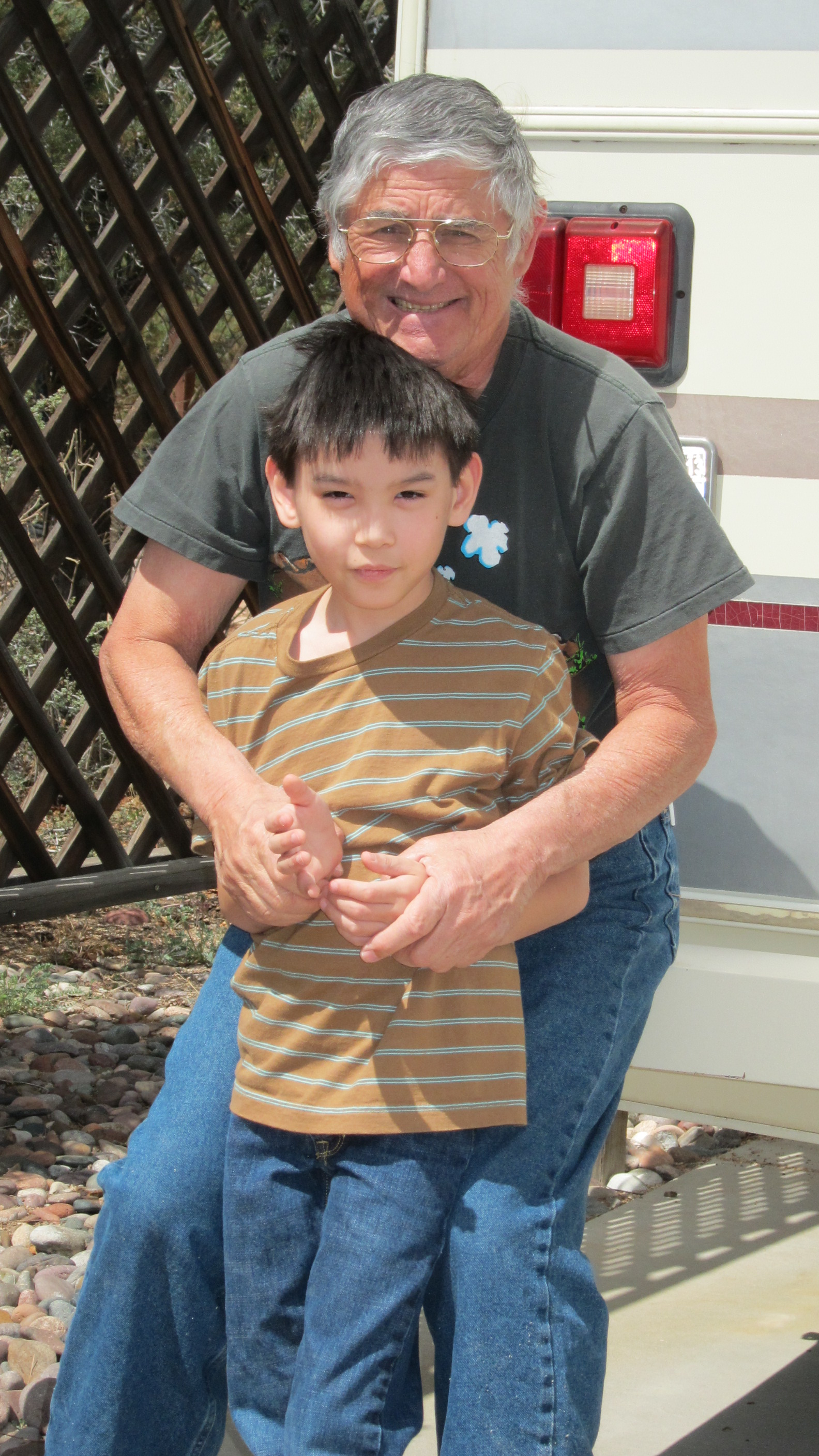 Darius and Grandpa - Apr 2012