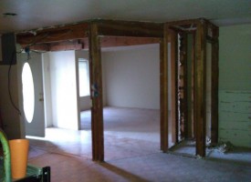 View to Living Rm – Demo started